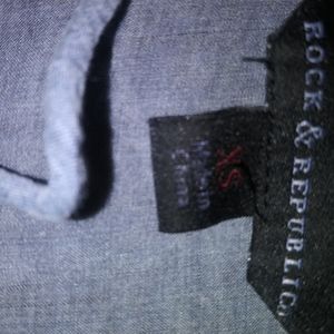 Rock & Republic High Low Bell Sleeve Blouse